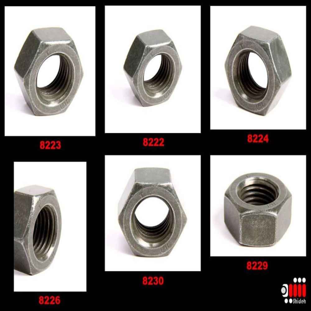 مهره شش گوش فولادی