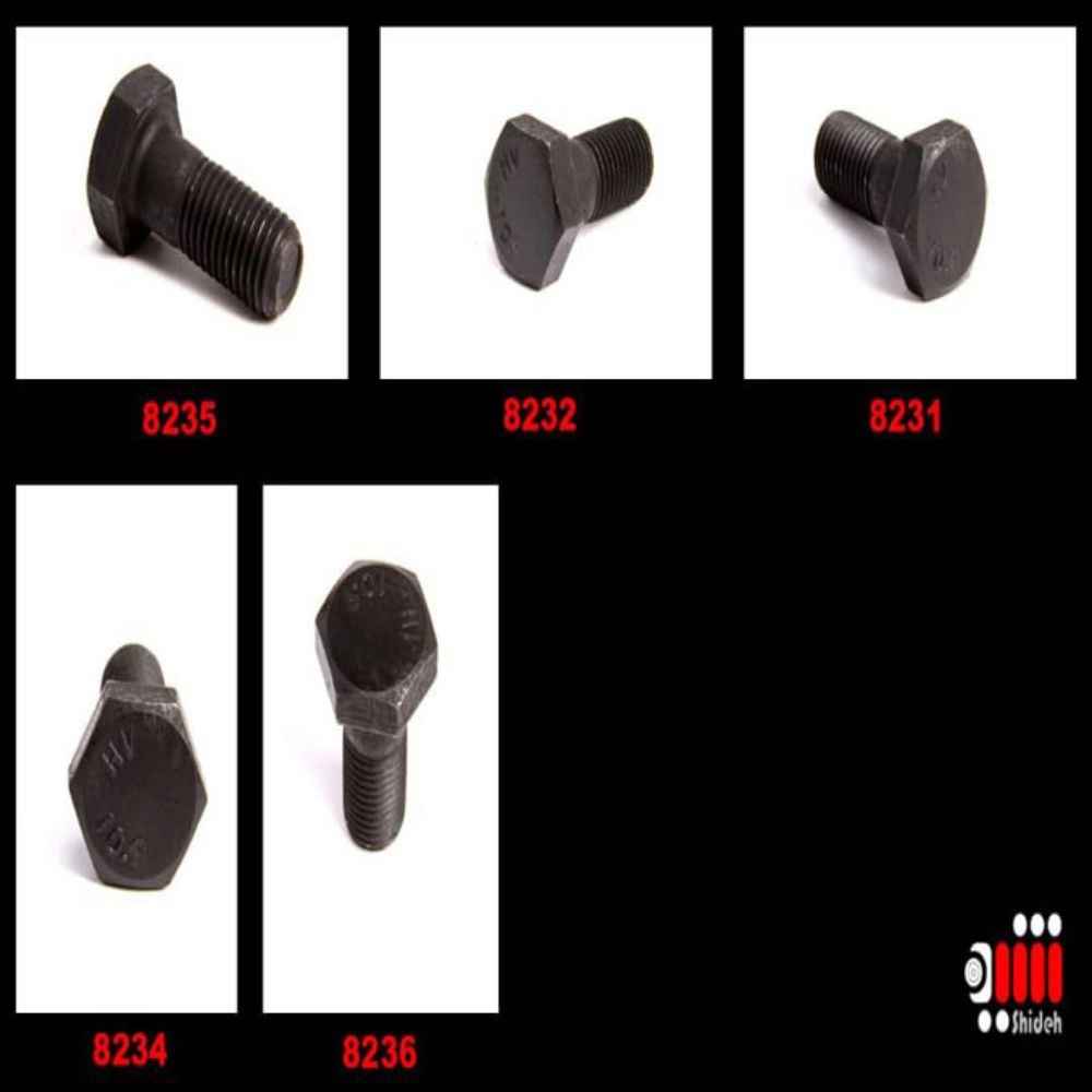 پیچ فولادی شش گوش تمام رزوه